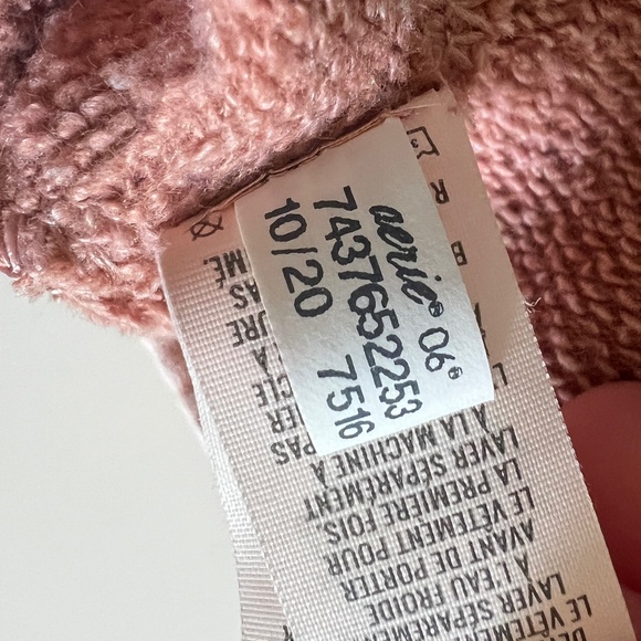 AERIE Sunbleached Pink Jogger Sweatpants M Long - Picture 5 of 6